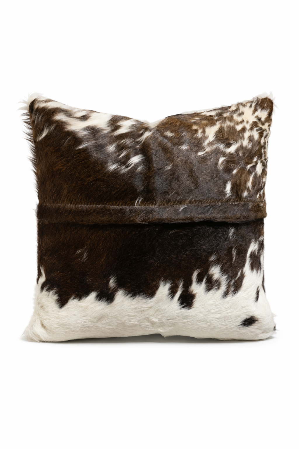 Cowhide & Suede Fringe Cushion