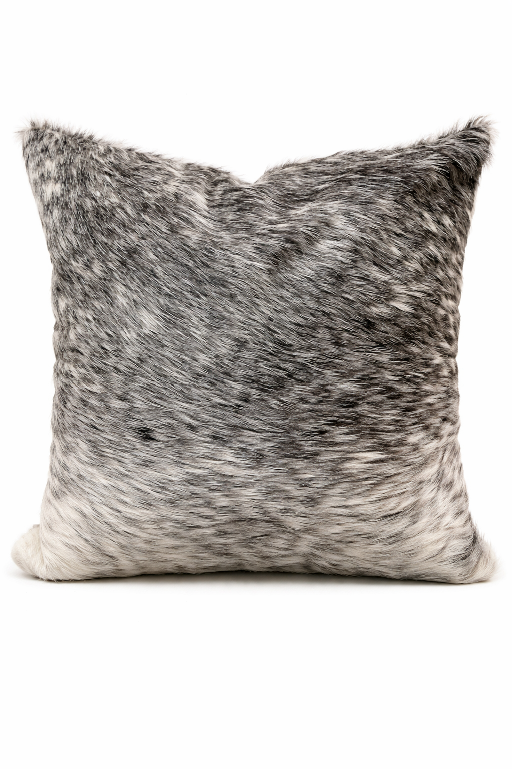 Cowhide & Suede Fringe Cushion