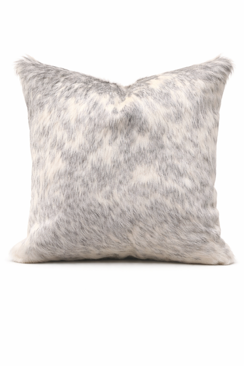 Cowhide & Suede Fringe Cushion